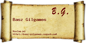 Basz Gilgames névjegykártya